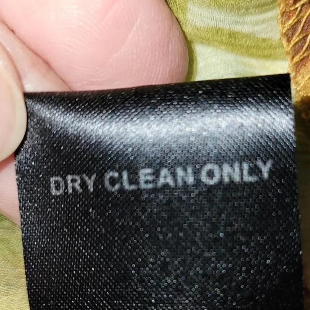 Everest Apparel 100% Silk Blouse Sheer Multicolored Elastic Waist Top Size S - Picture 13 of 14